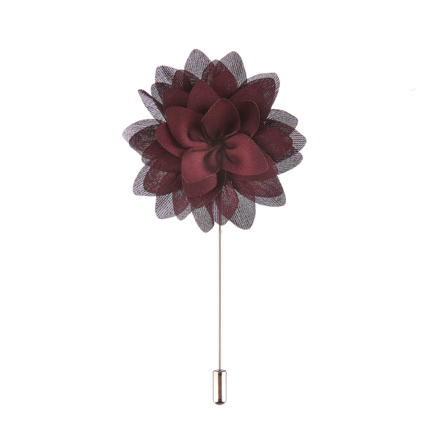 Lapel Pin de flor textil para solapa marca Vittorio Forti.