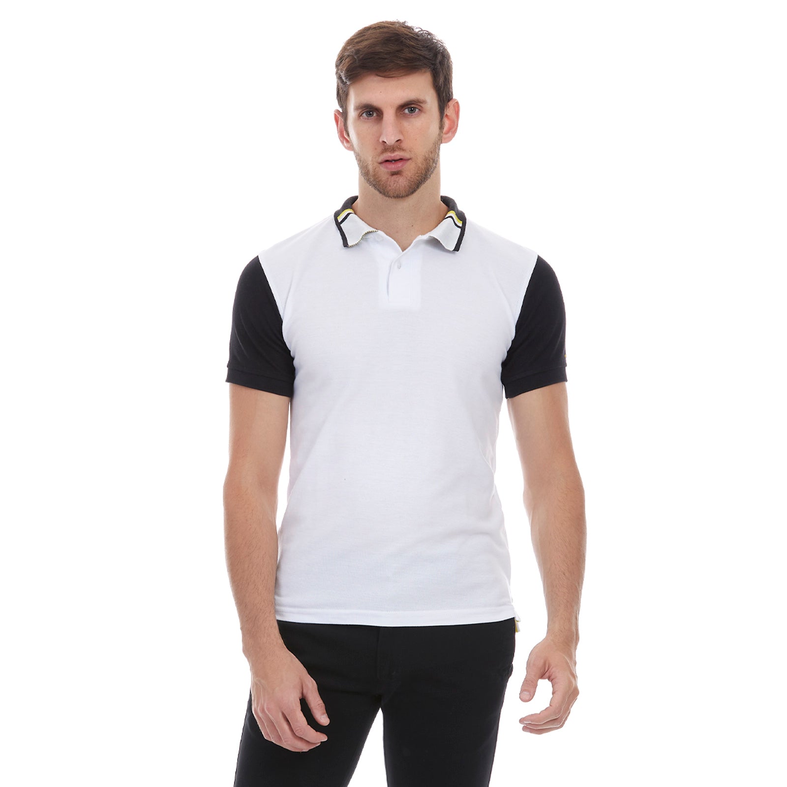 Playera Polo Para Hombre Color Blanco Casual – Vittorio Forti