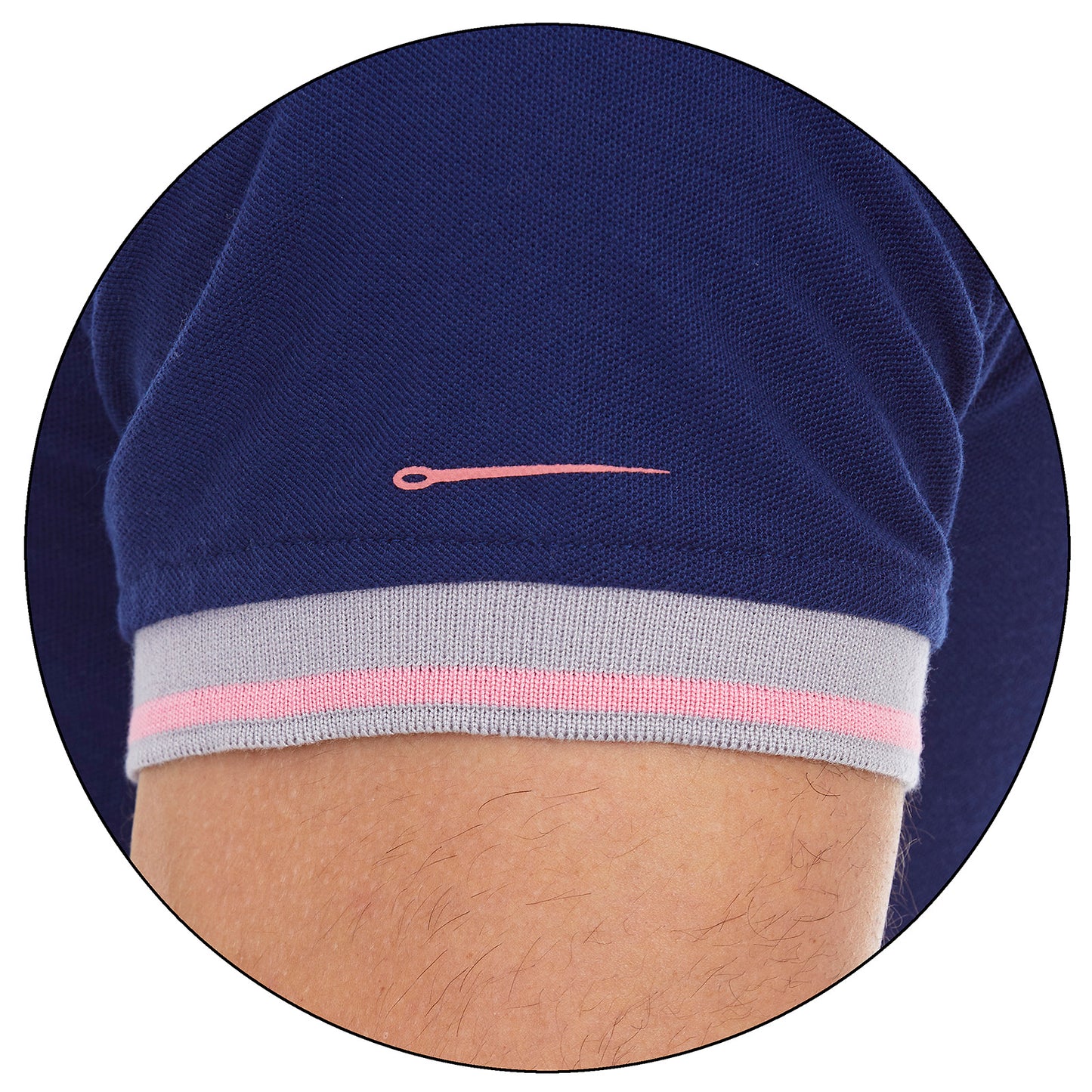 Playera tipo polo business casual Slim Fit