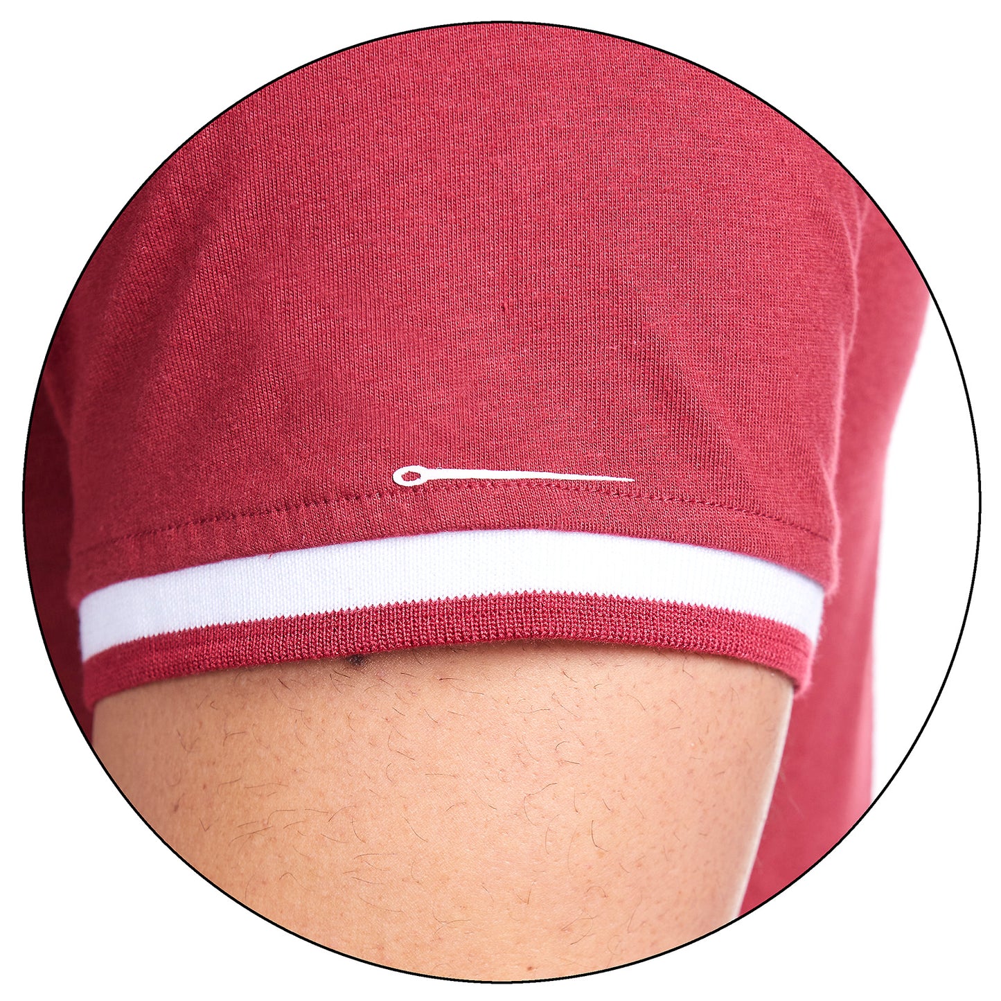 Playera Business Casual Cuello Redondo Slim Fit