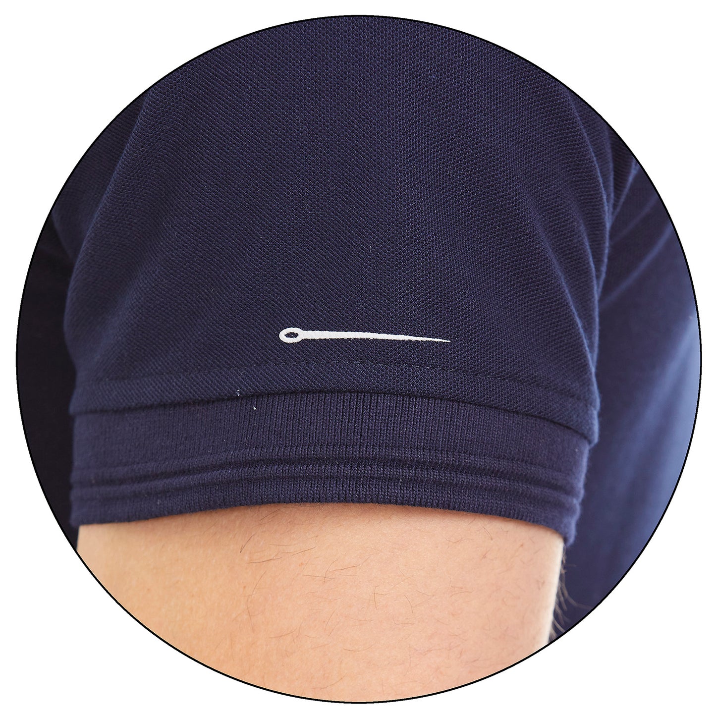 Playera polo business casual con bloque de rib en hombros Slim Fit