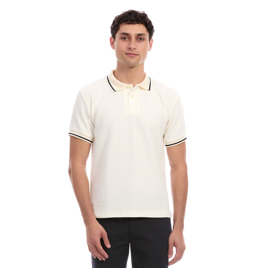 Playera Casual para Hombre Cuello Tipo Polo Manga Corta