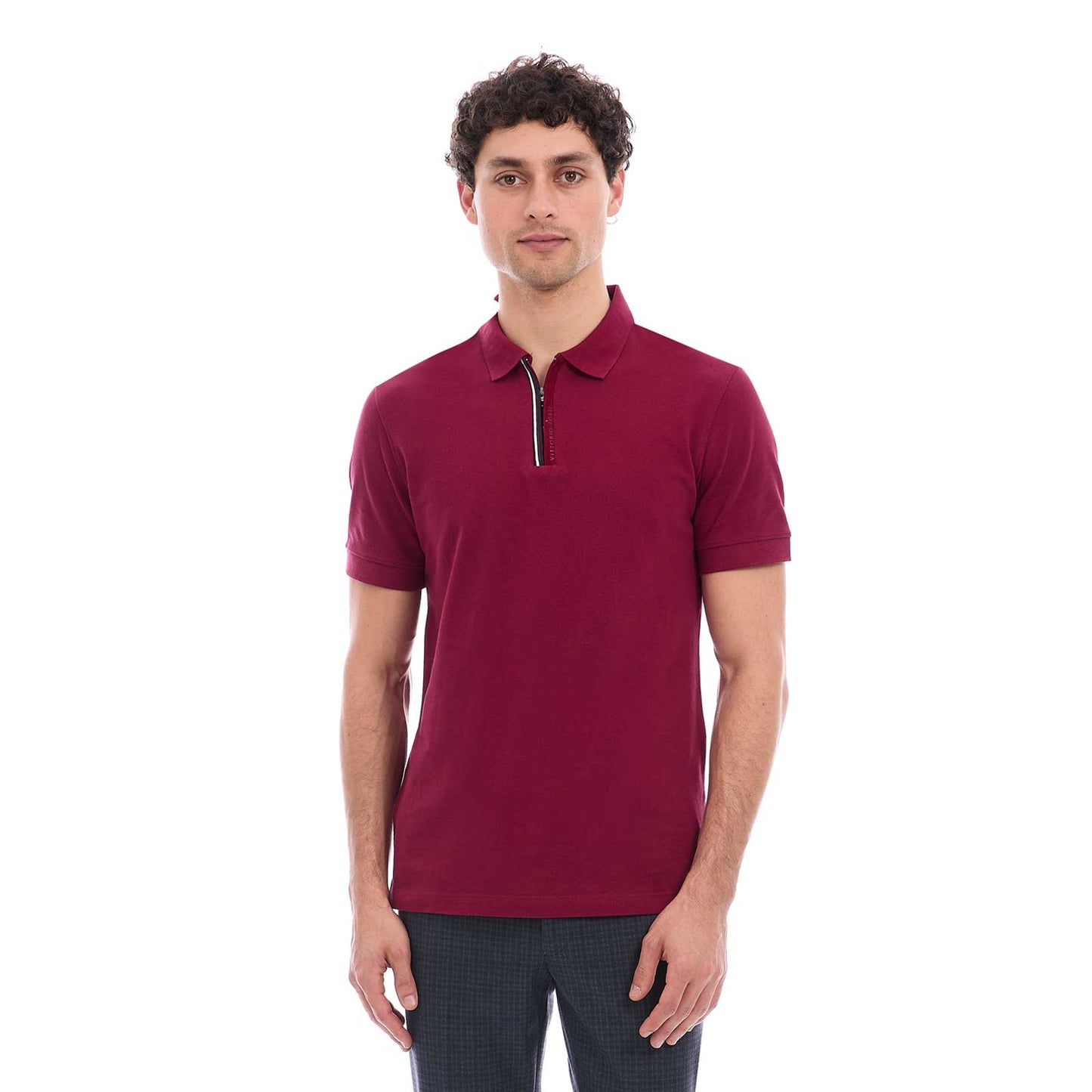 Playera tipo polo business casual para hombre