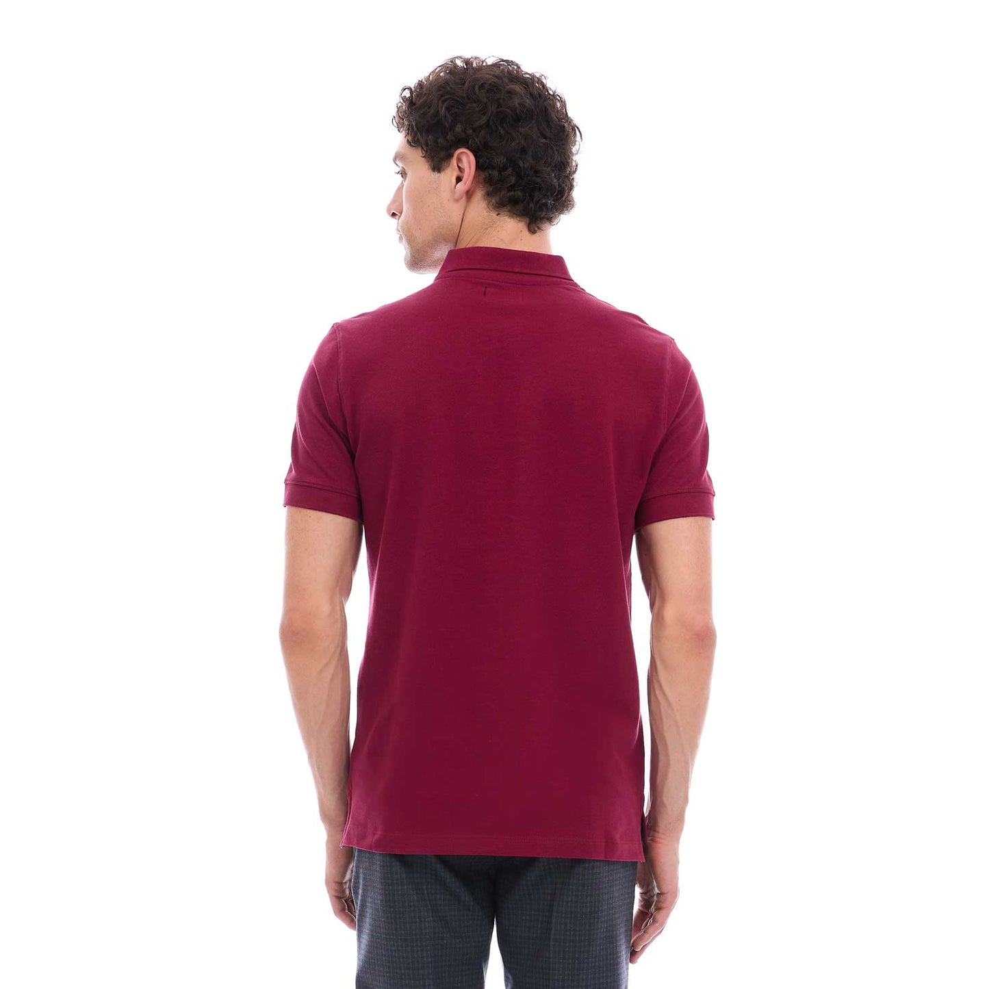 Playera tipo polo business casual para hombre