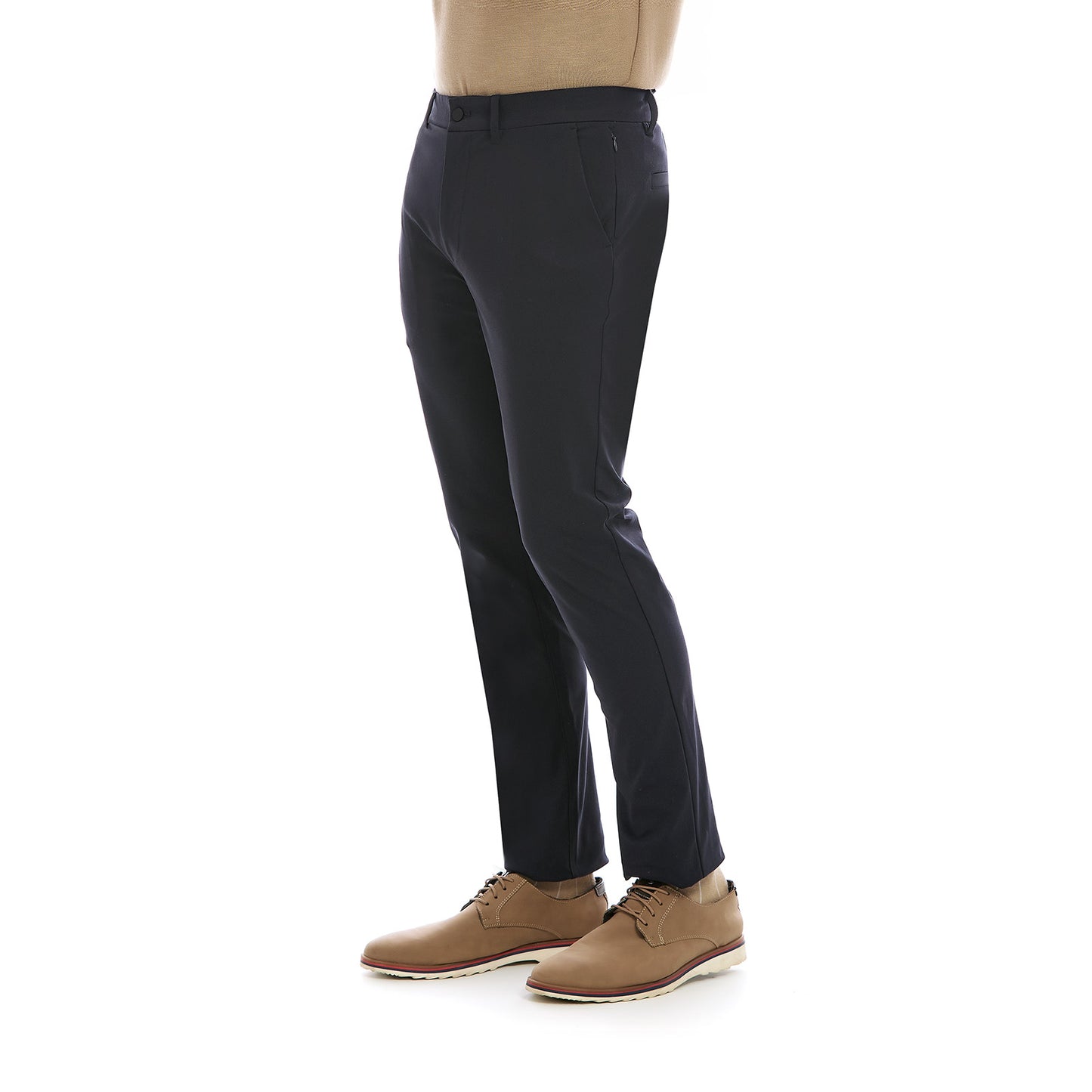 Pantalón Confort Slim Fit para Caballero en Tejido Liso