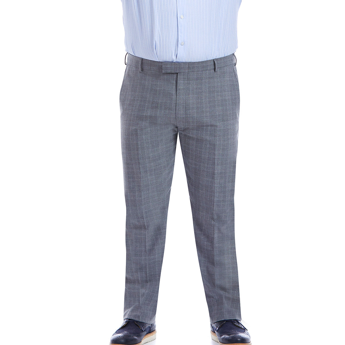 Pantalón separates en tejido a cuadros Tallas Extra