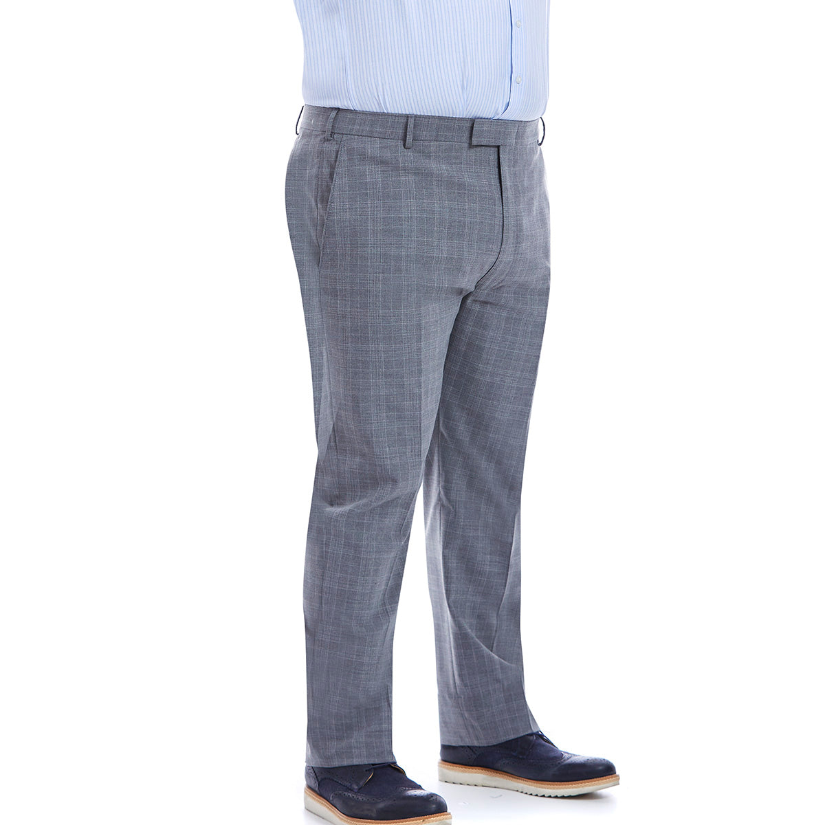 Pantalón separates en tejido a cuadros Tallas Extra