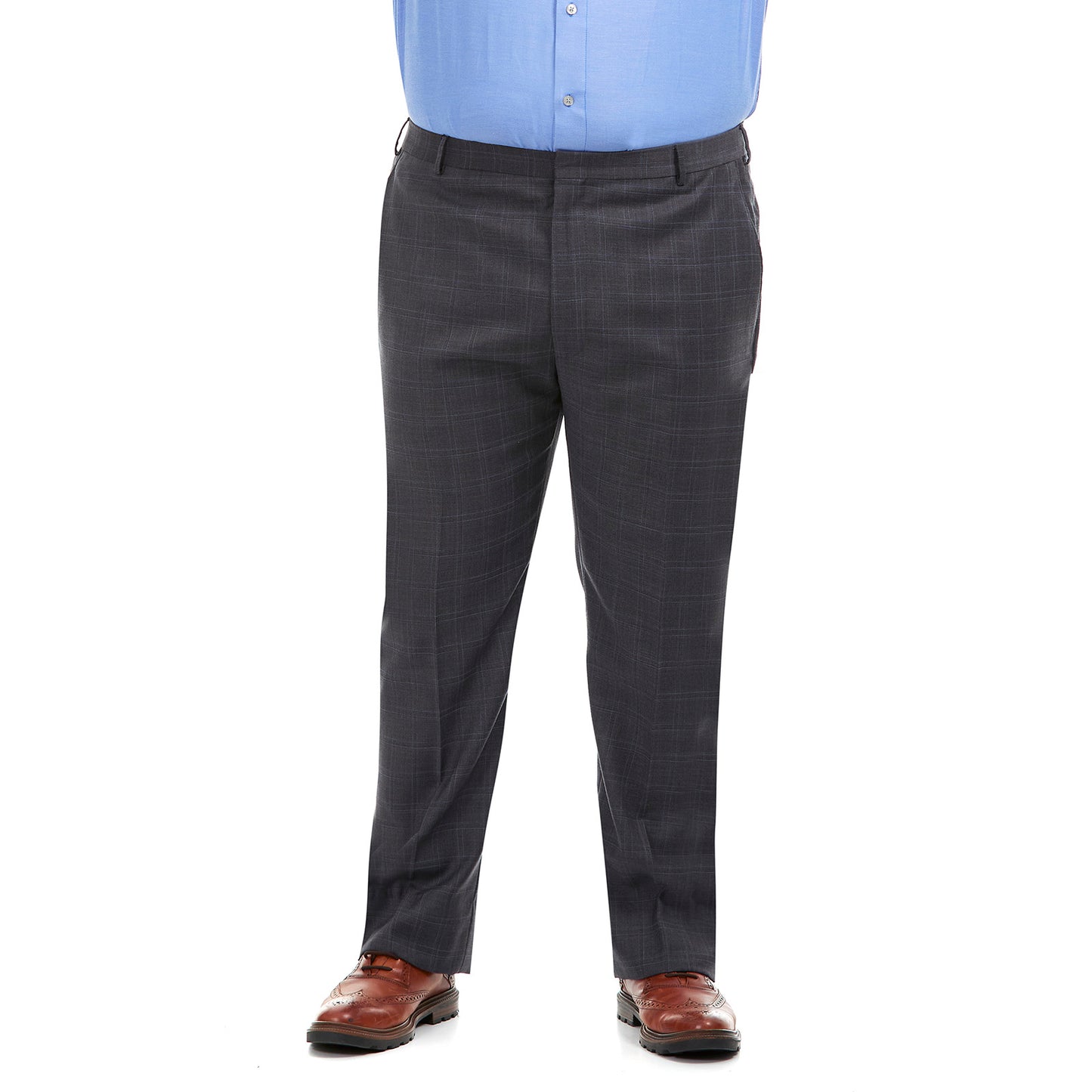 Pantalón separates Tallas Extra en tejido a cuadros