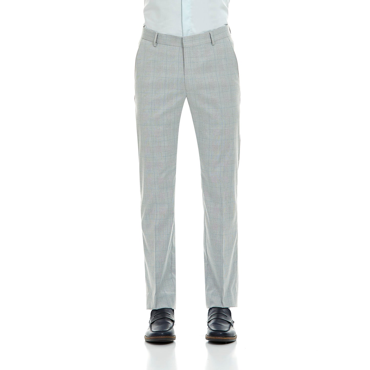 Pantalón Separates Slim Fit en Tejido a Cuadros