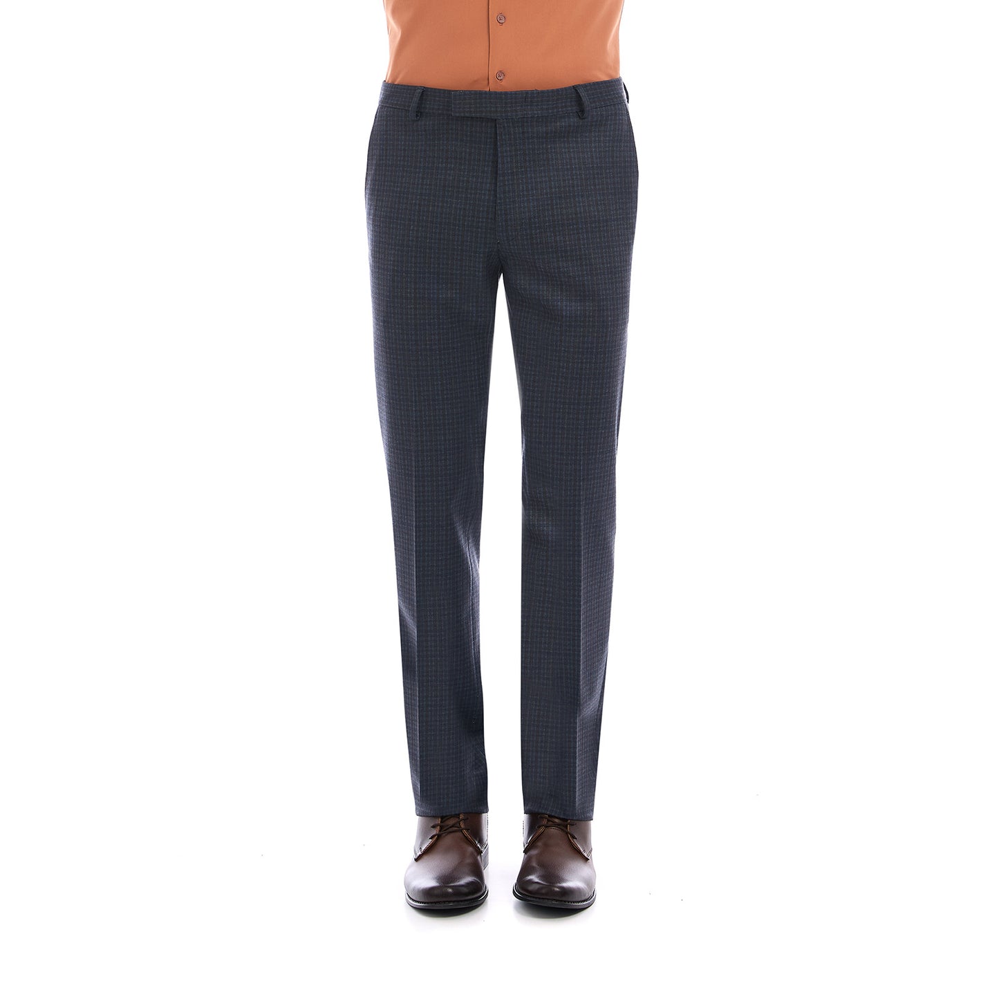 Pantalón Separates Slim Fit Corte Recto A Cuadros