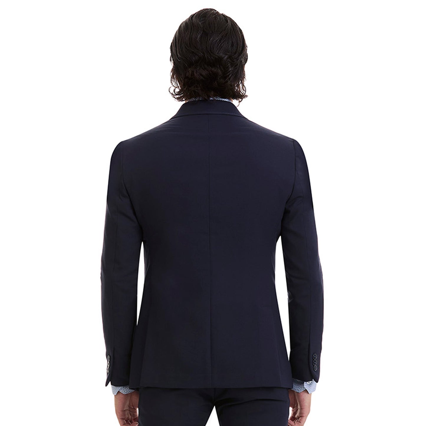 Saco separates en tejido liso Slim Fit