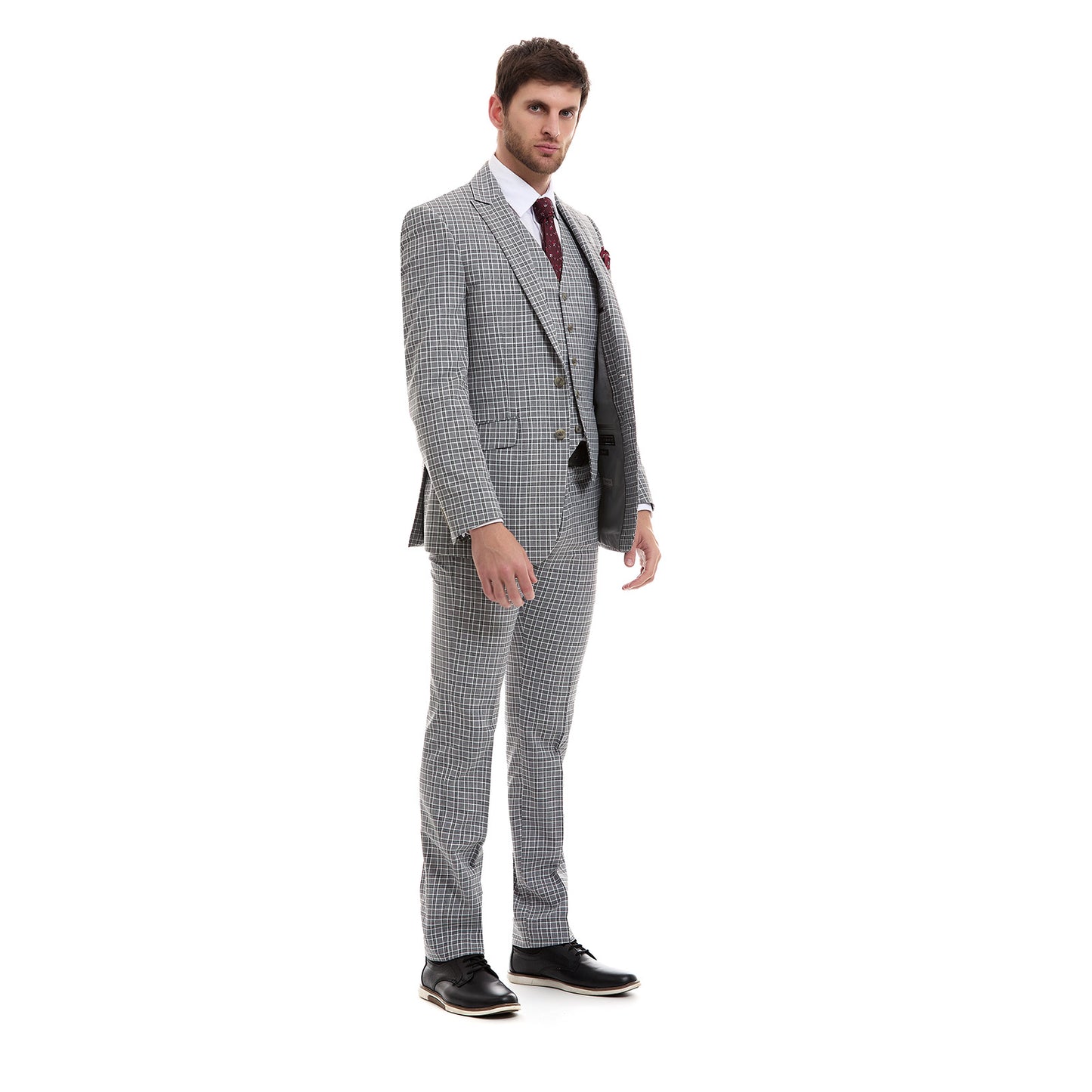 Saco Separates Slim Fit Vittorio Forti A Cuadros