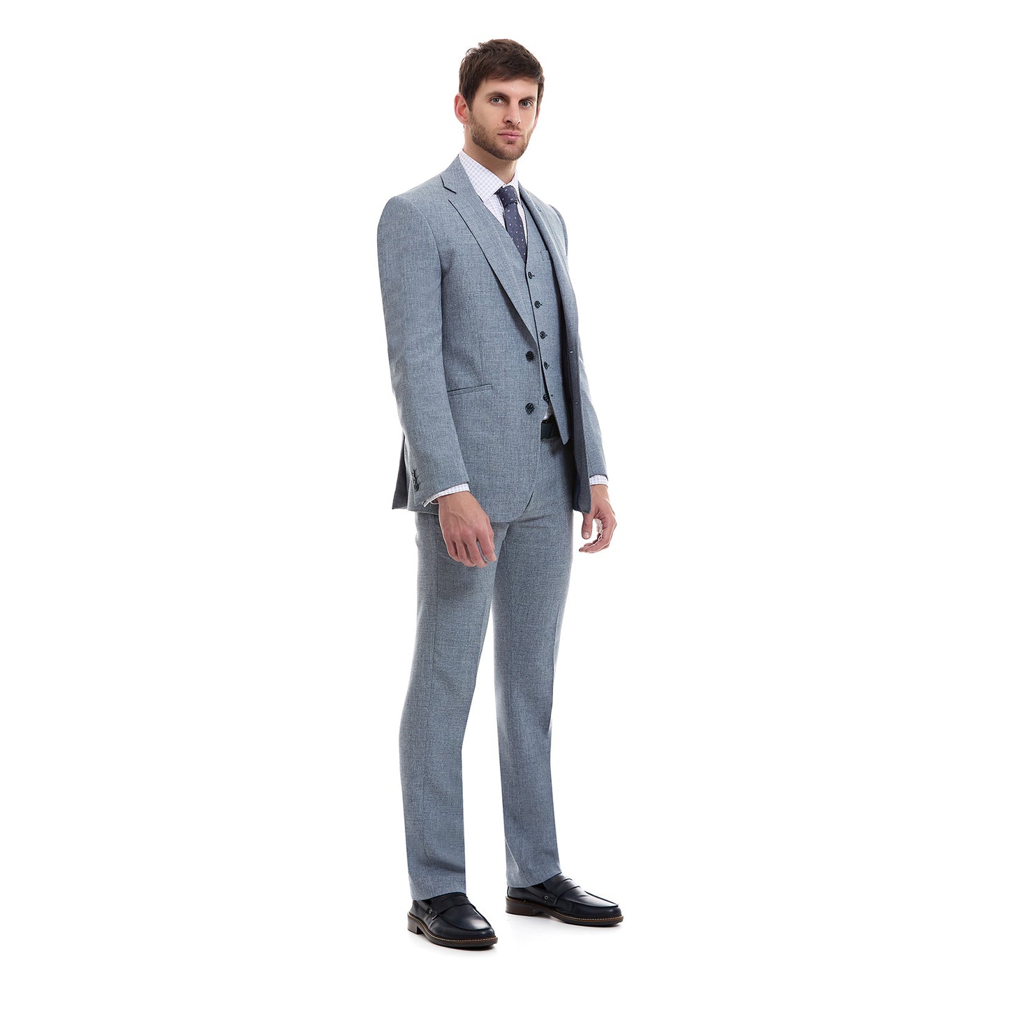 Saco Separates Slim Fit Vittorio Forti Liso 2 Botones