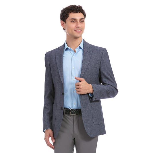 Saco Casual Para Caballero Slim Fit En Tejido  Liso