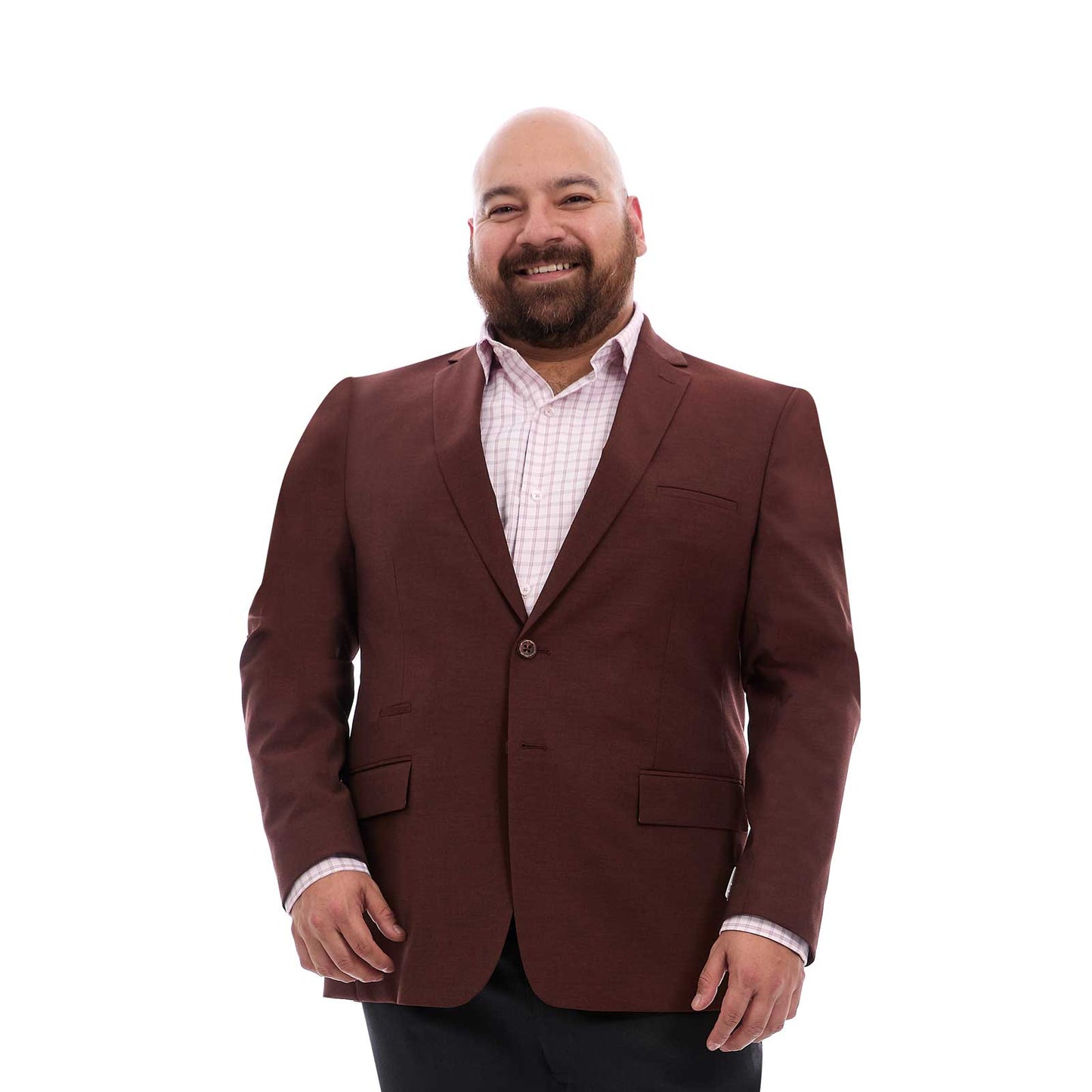 Saco Business Casual Caballero Tallas Extras en Tejido Liso