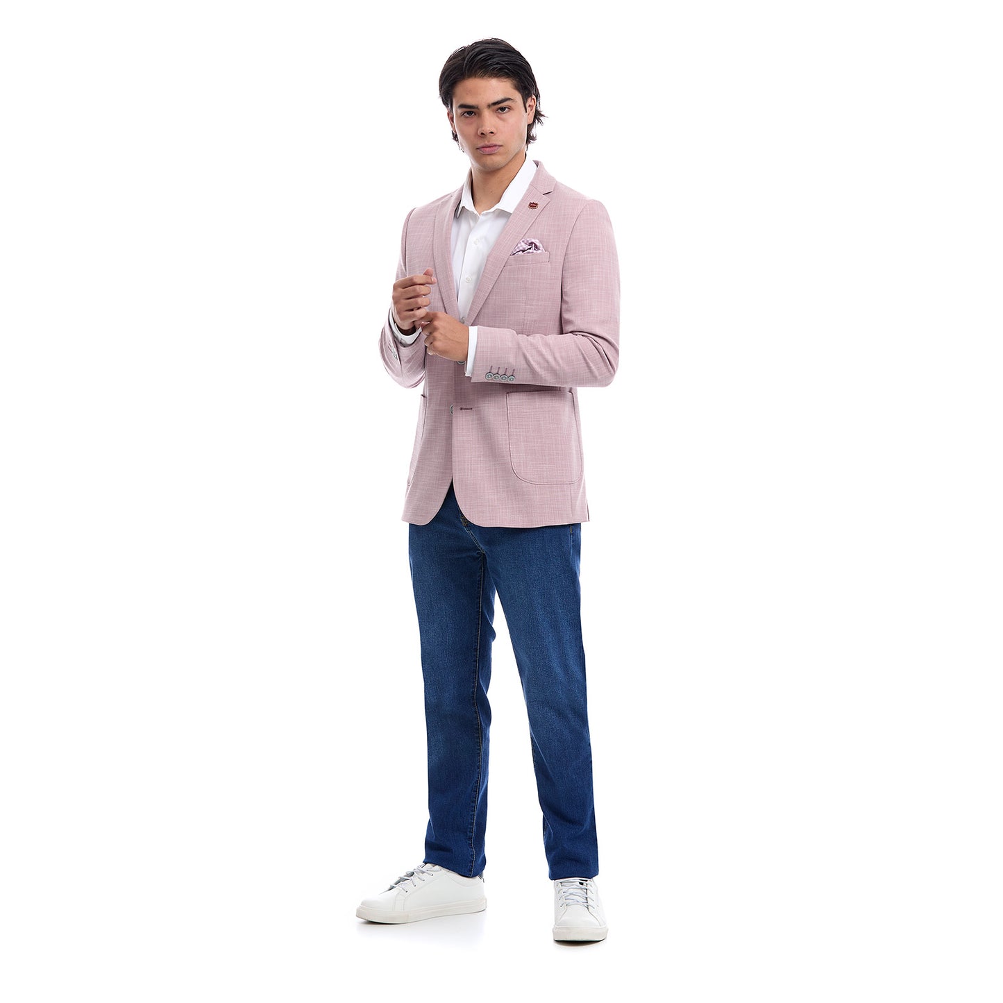 Saco casual para caballero Fit slim Liso Vittorio Forti