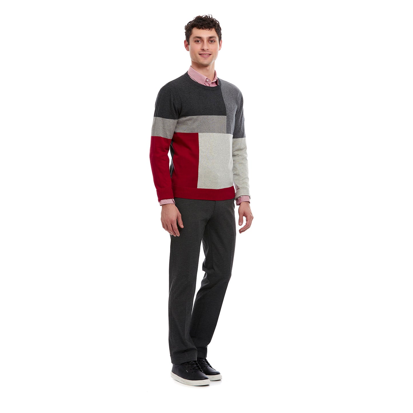 Sueter Casual Cuello Redondo Cerrado Slim Fit