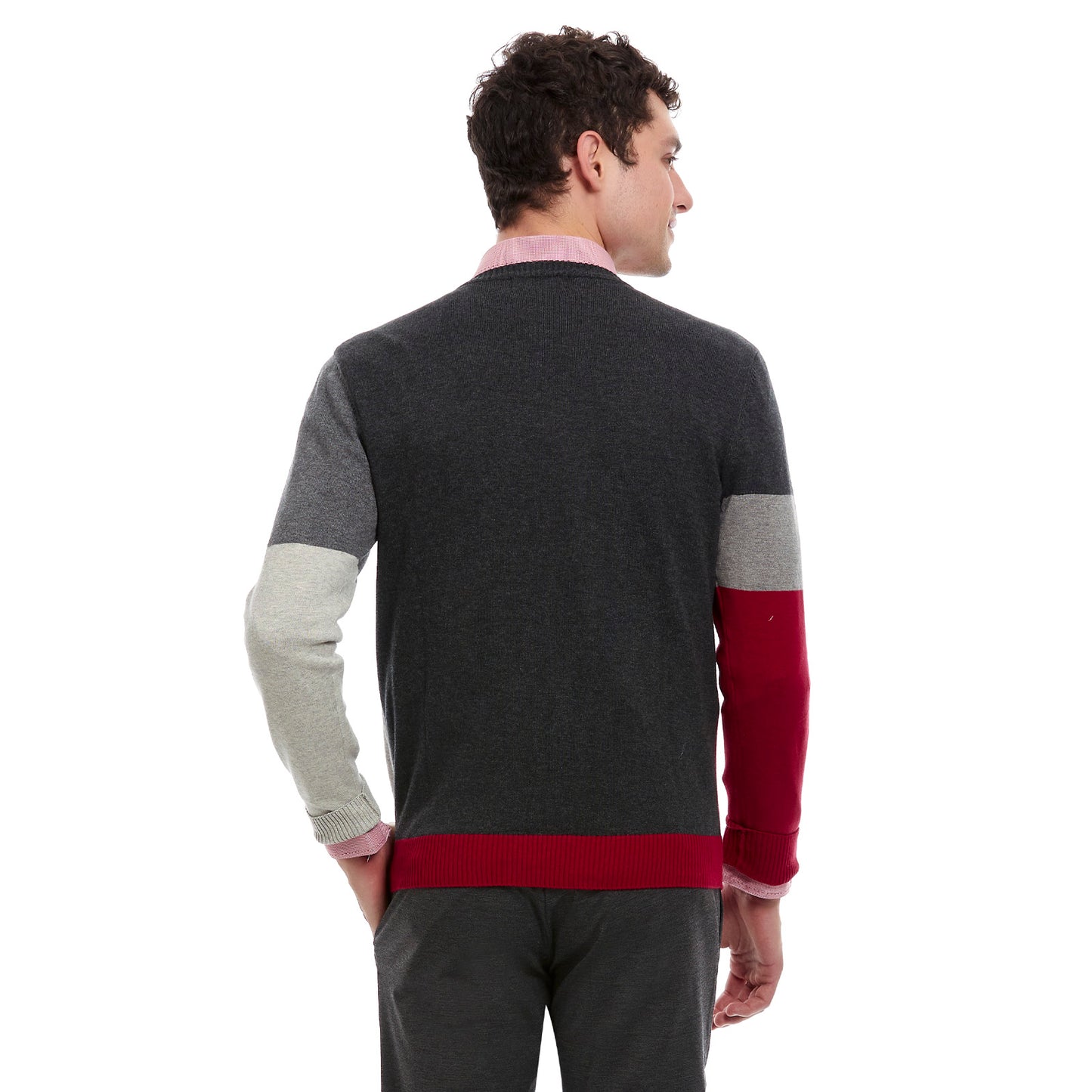 Sueter Casual Cuello Redondo Cerrado Slim Fit