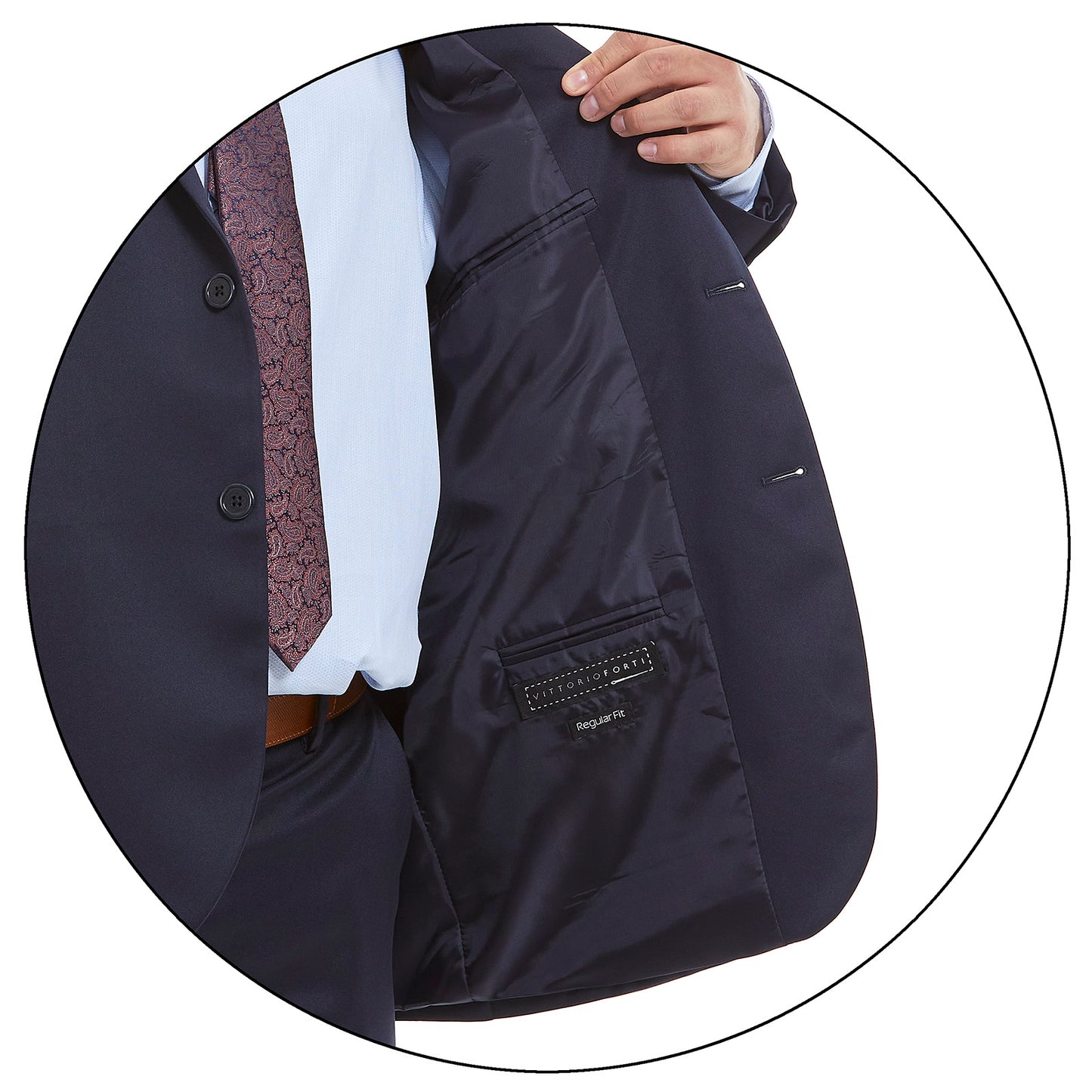 Traje para Caballero Regular Fit Tallas Extra