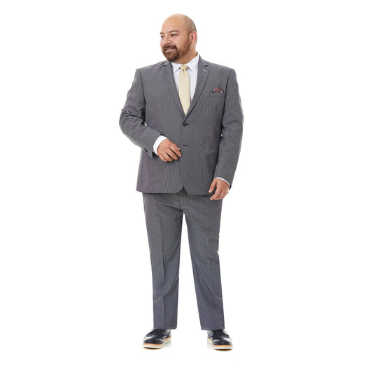 Traje Recto Para Hombre Tallas Extra en Tejido A Rayas