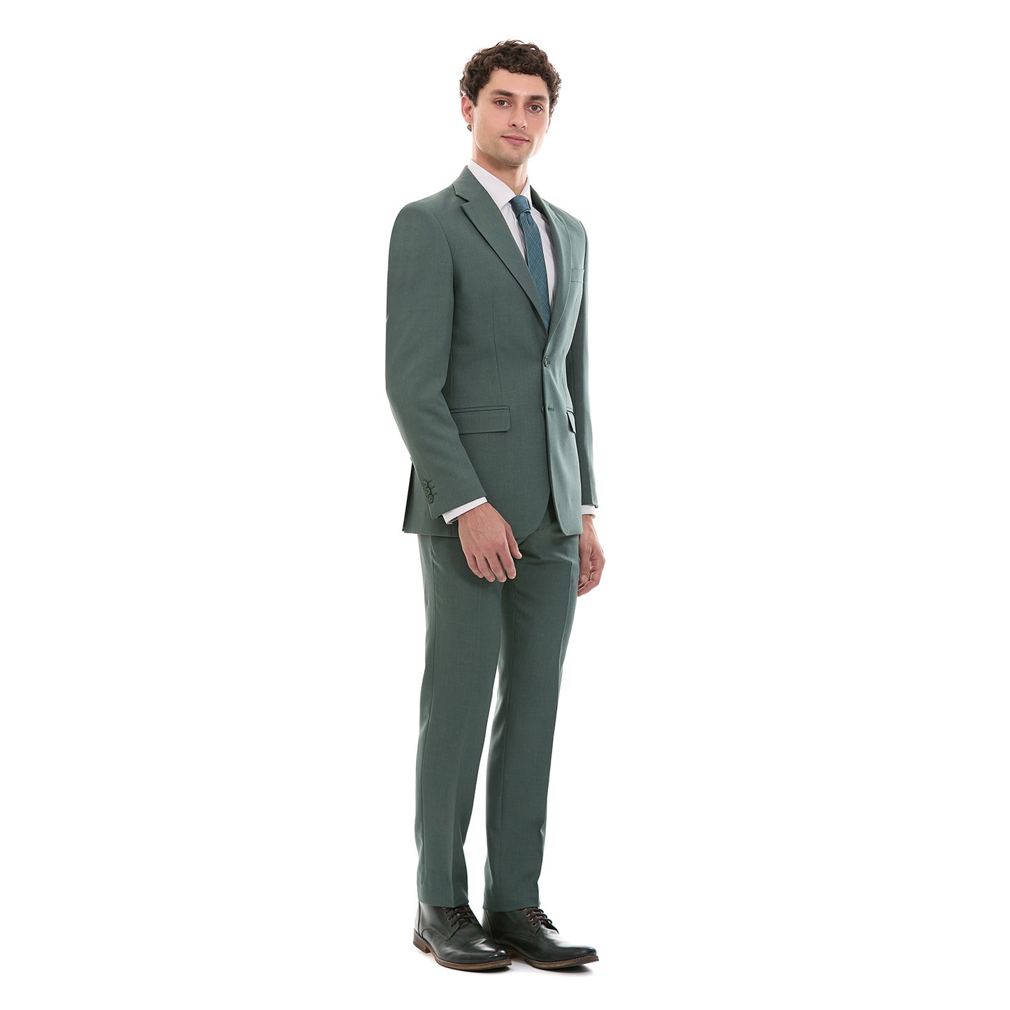 Traje Recto Dos Botones Fit Slim Liso