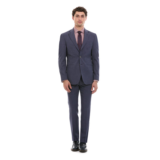 Traje Slim Fit para Caballero con Solapa de Escuadra y Doble Abertura