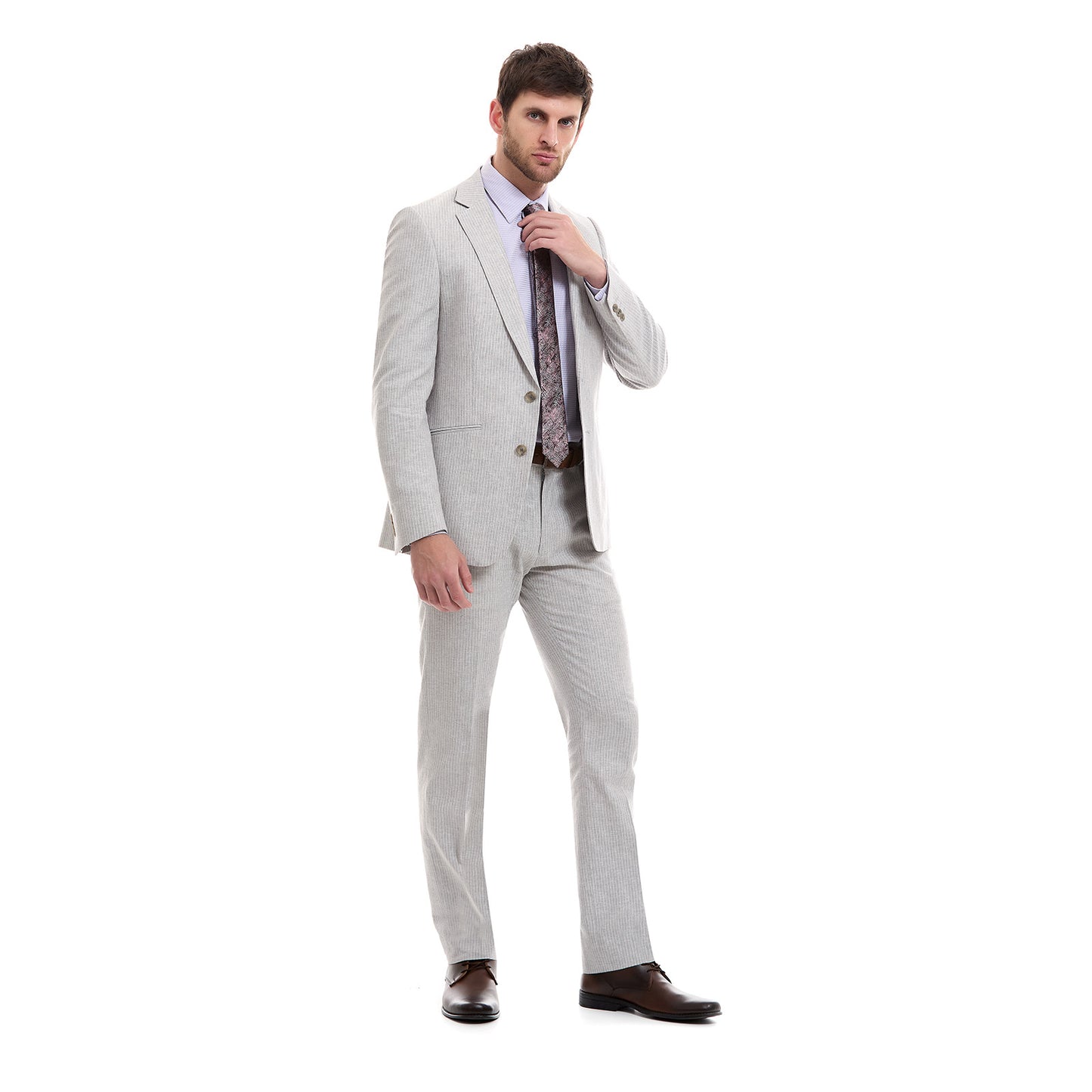 Traje para Hombre Slim Fit a Rayas Vittorio Forti