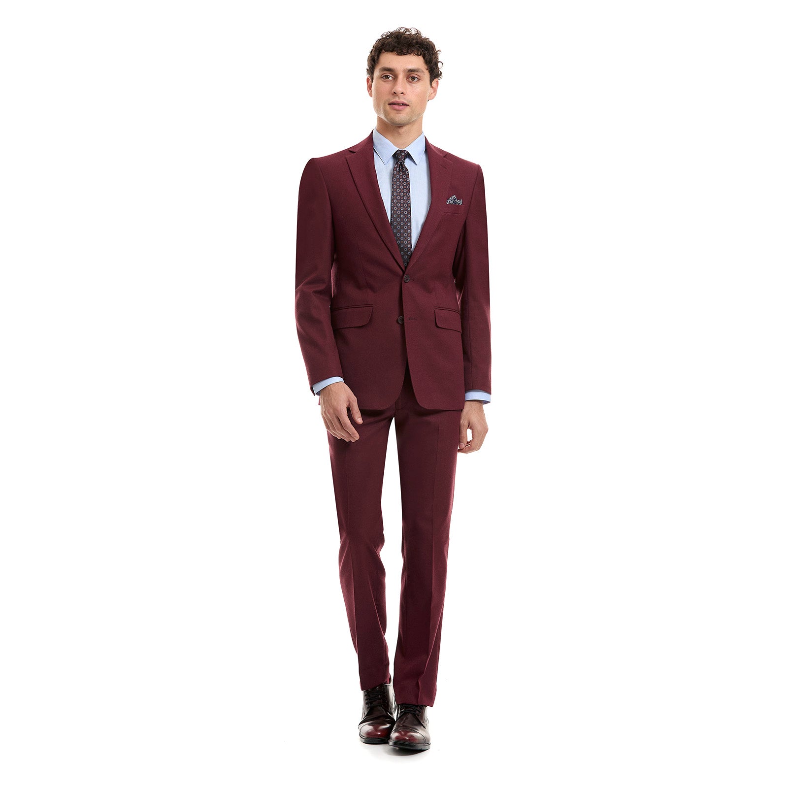 Traje Hombre Recto fit slim liso Formal|Elegante y Moderno