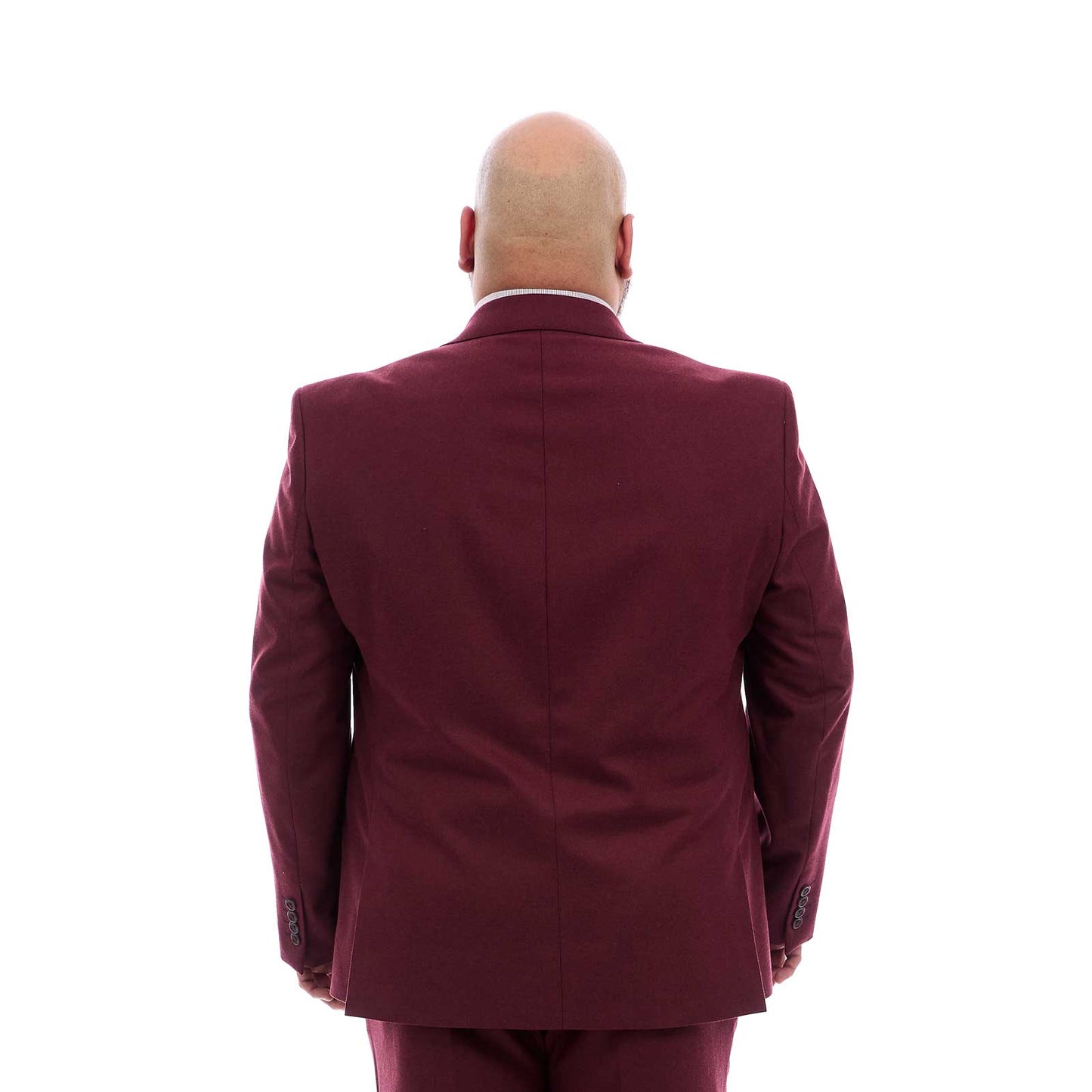 Traje Para Hombre Tallas Extra Recto Dos Botones en Tejido Liso