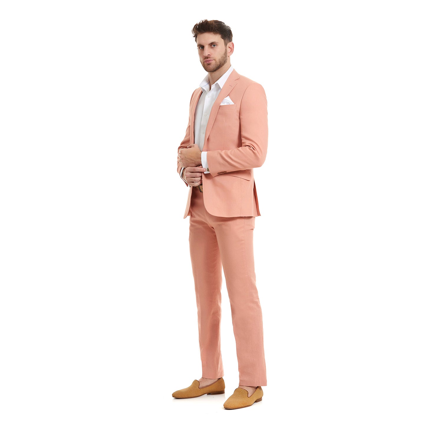 Traje Para Caballero Slim Fit Recto en tejido Liso