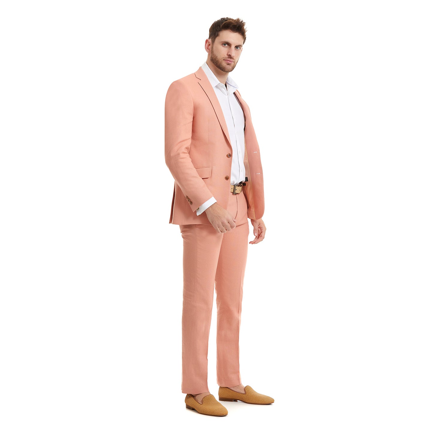 Traje Para Caballero Slim Fit Recto en tejido Liso