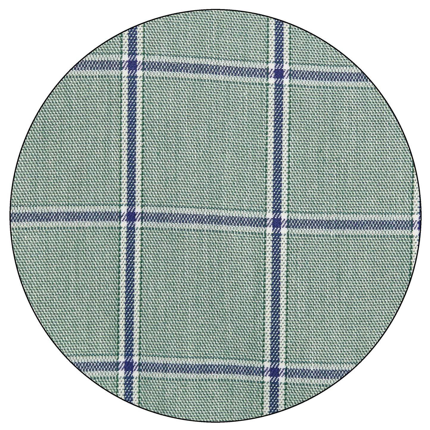 Detalle de tejido Camisa Formal para Caballero color Verde a Cuadros