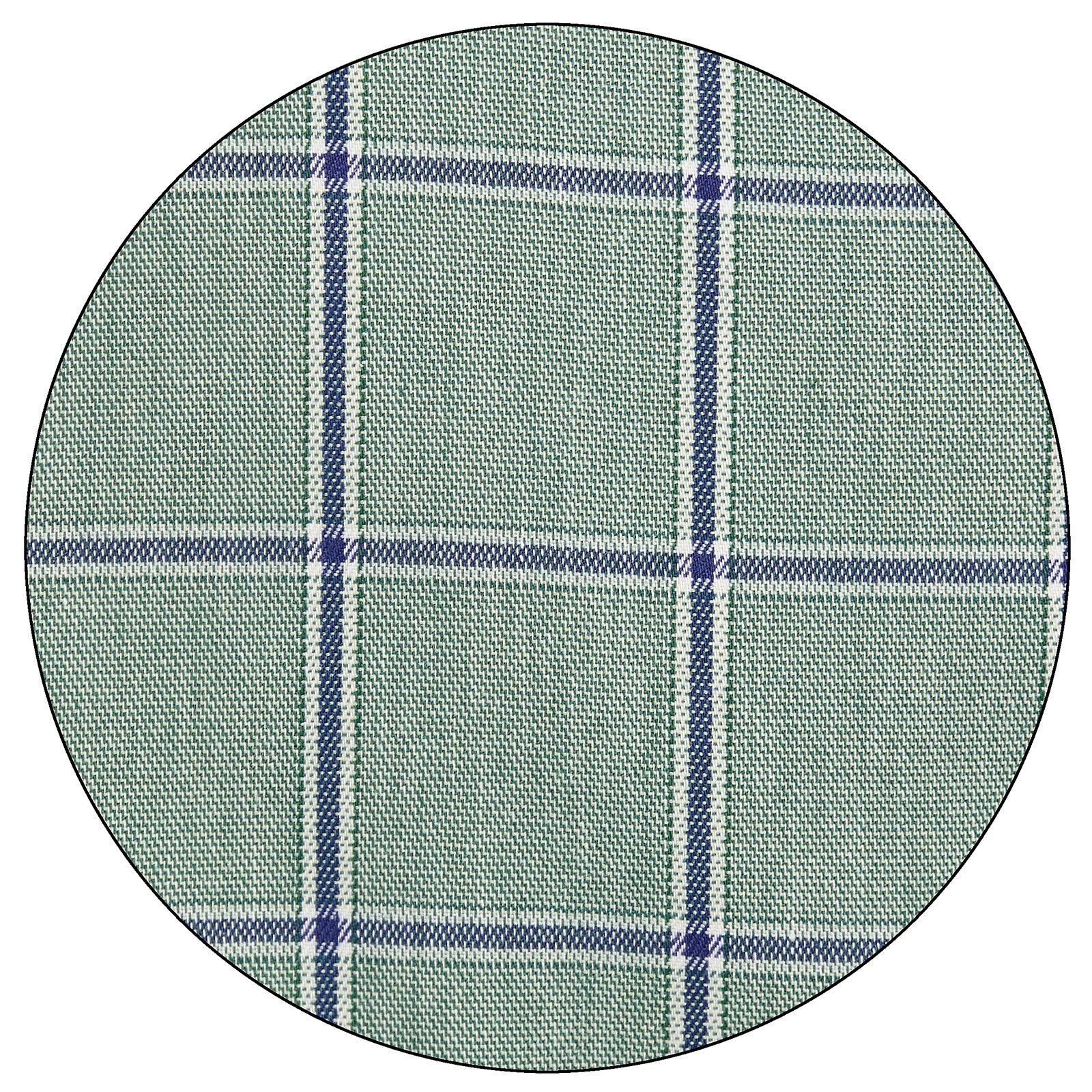 Detalle de tejido Camisa Formal para Caballero color Verde a Cuadros