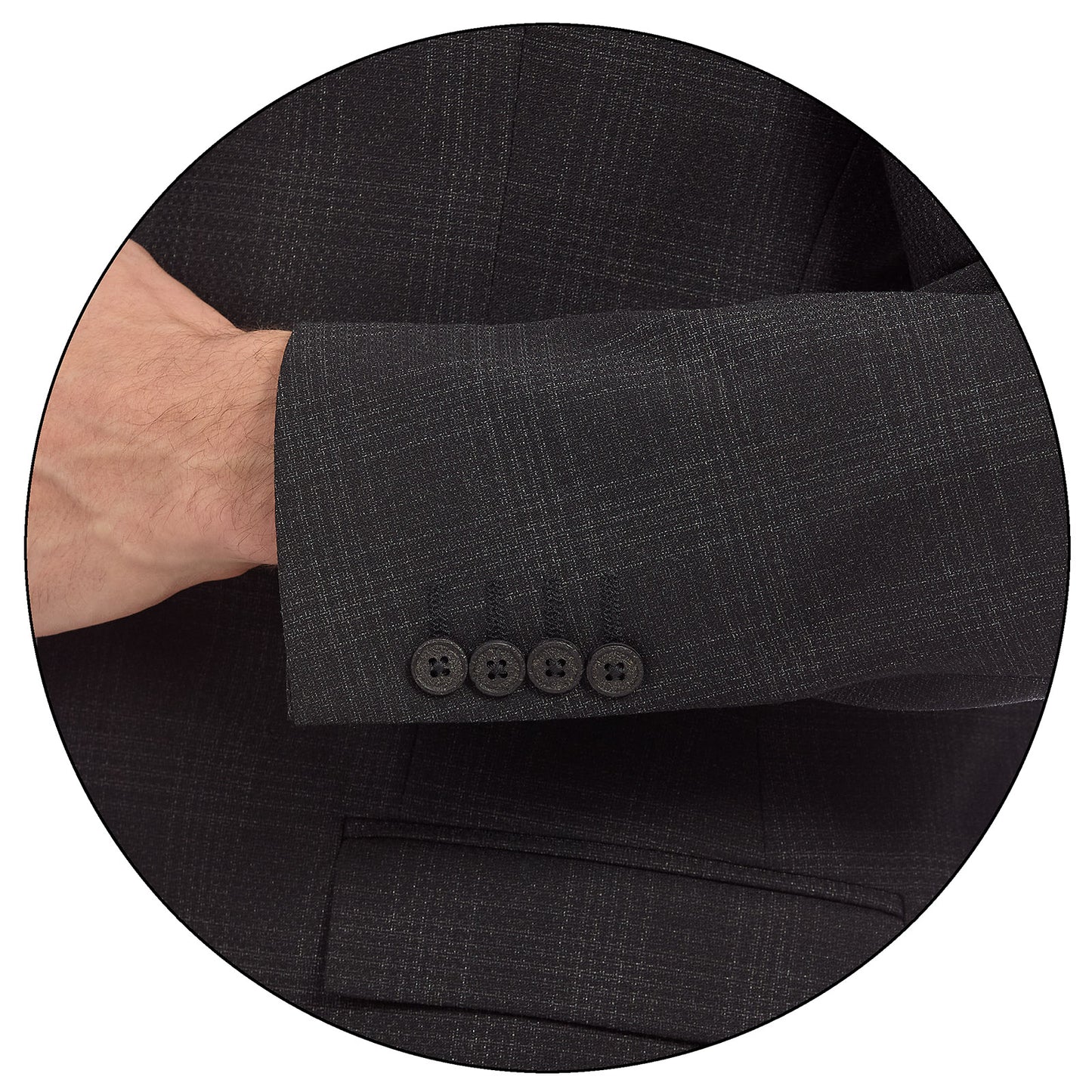 Saco Casual Desfoderado Slim Fit Para Caballero En Tejido A Cuadros