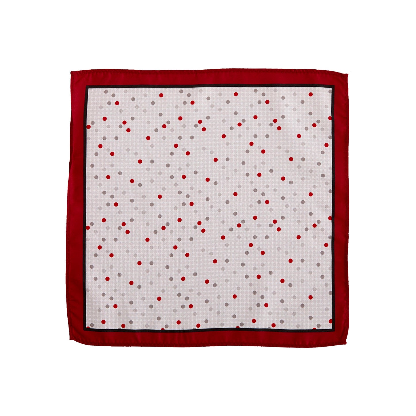 Pañuelo de bolsillo en tejido de poliester con mini motivos de lunares Vittorio Forti