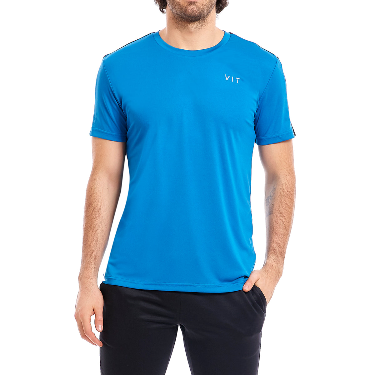 Playera Para Hombre Color Azul Sport – Vittorio Forti