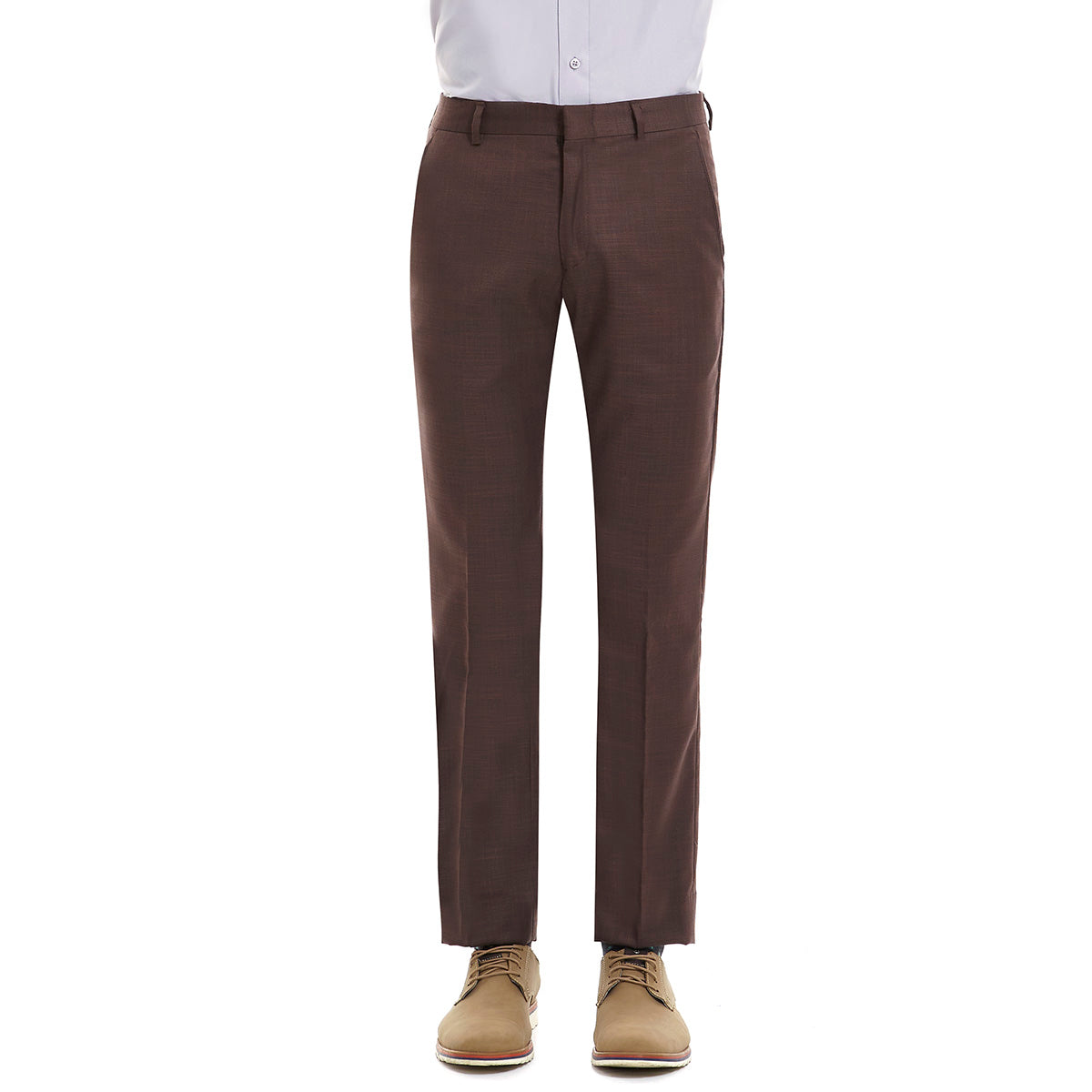 Pantalon para caballero casual color café Slimfit