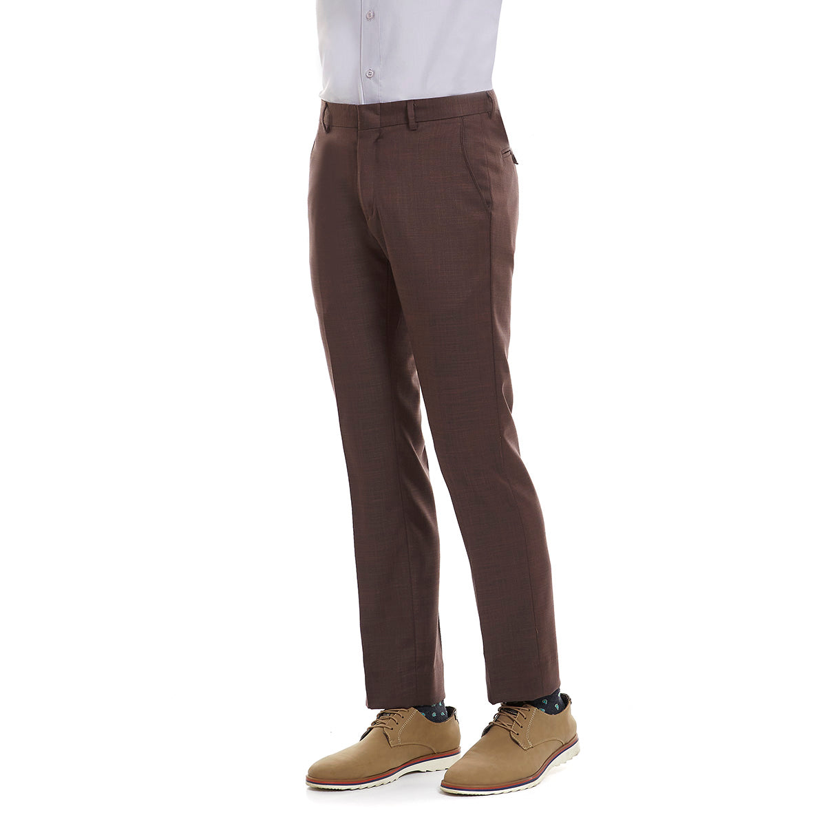 Pantalon para caballero casual color café Slimfit