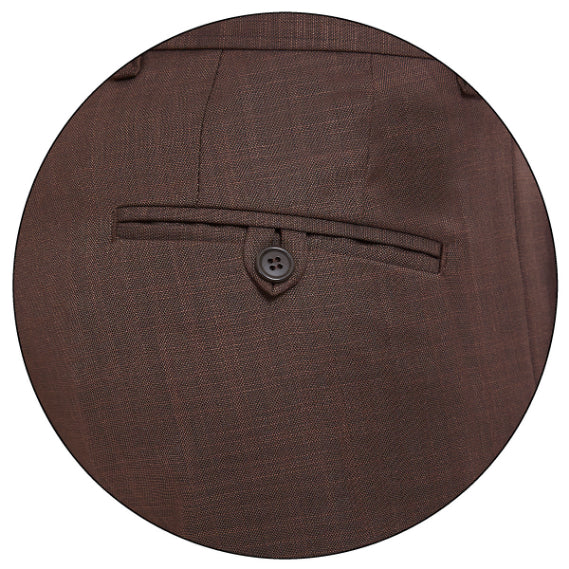 Pantalon para caballero casual color café Slimfit