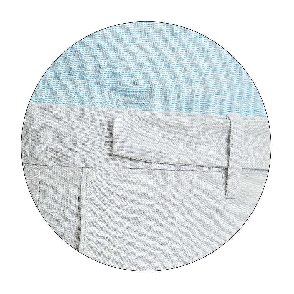Pantalón De Vestir Para Hombre Formal Gris Slim-Fit