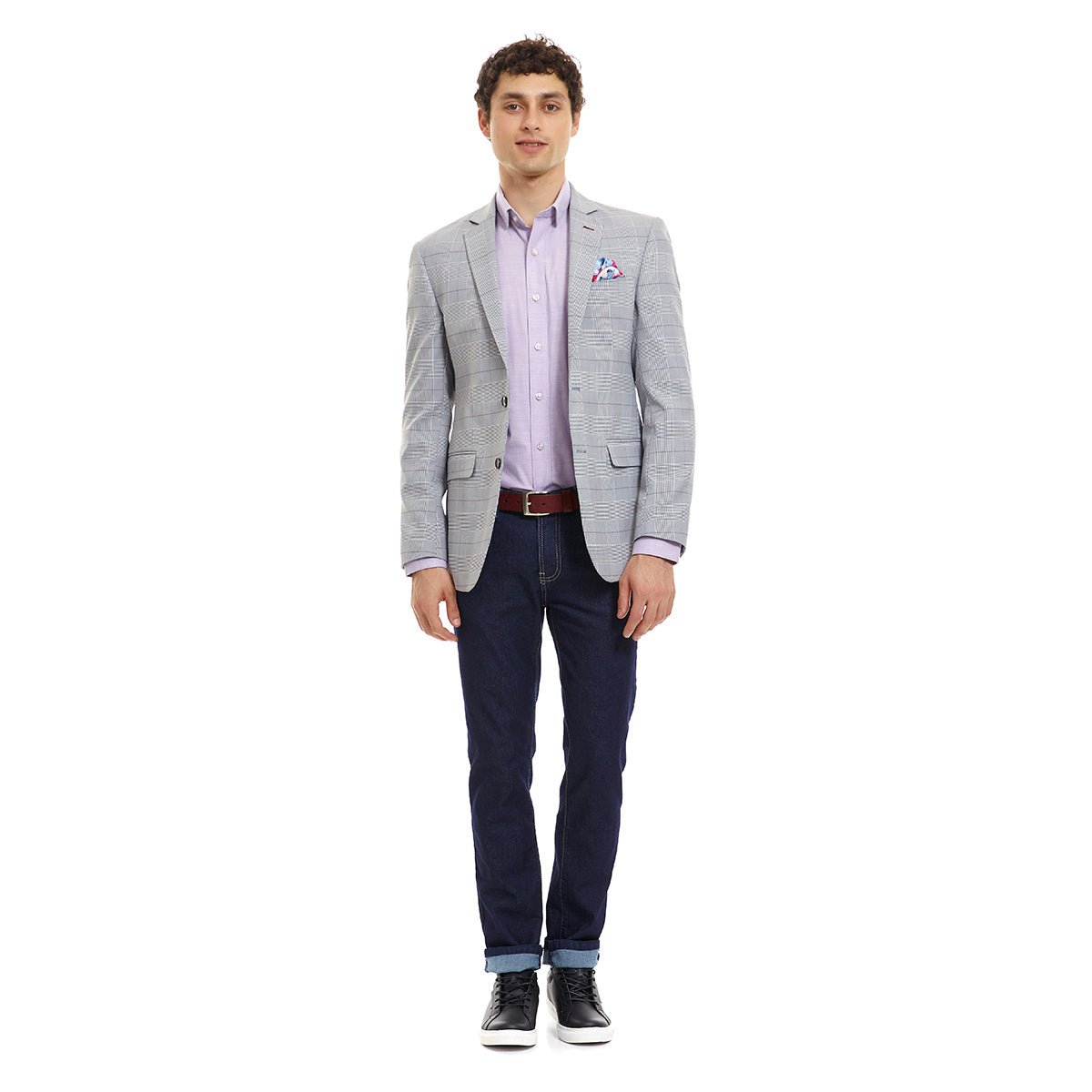 Slim Fit Saco Gris Para Hombre Saco Slim Fit Casual Para Hombre