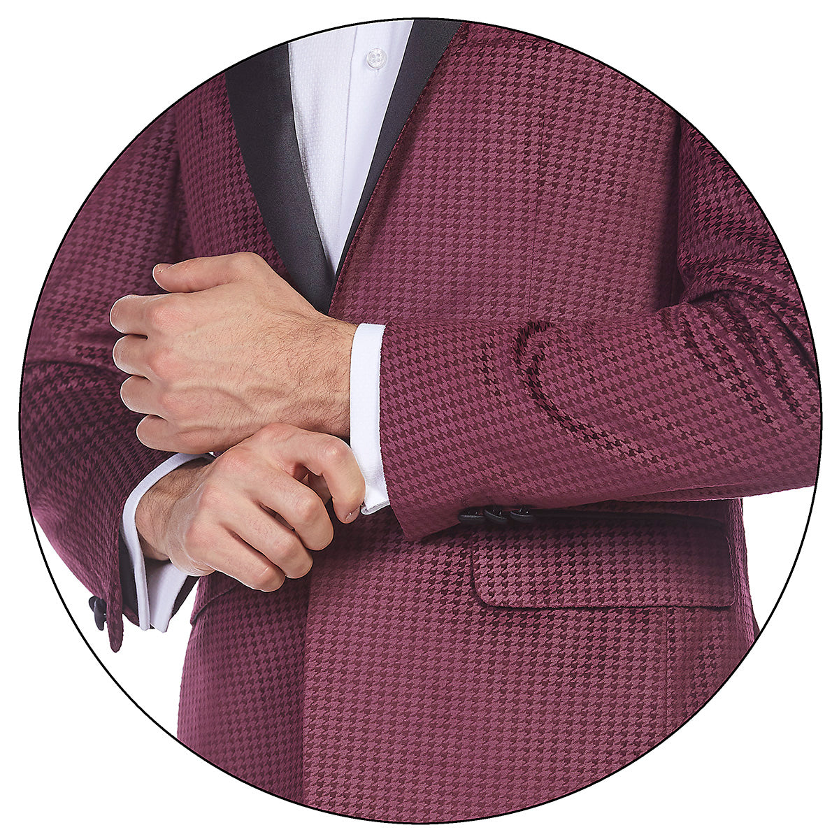 Saco Vino Formal para hombre slim fit