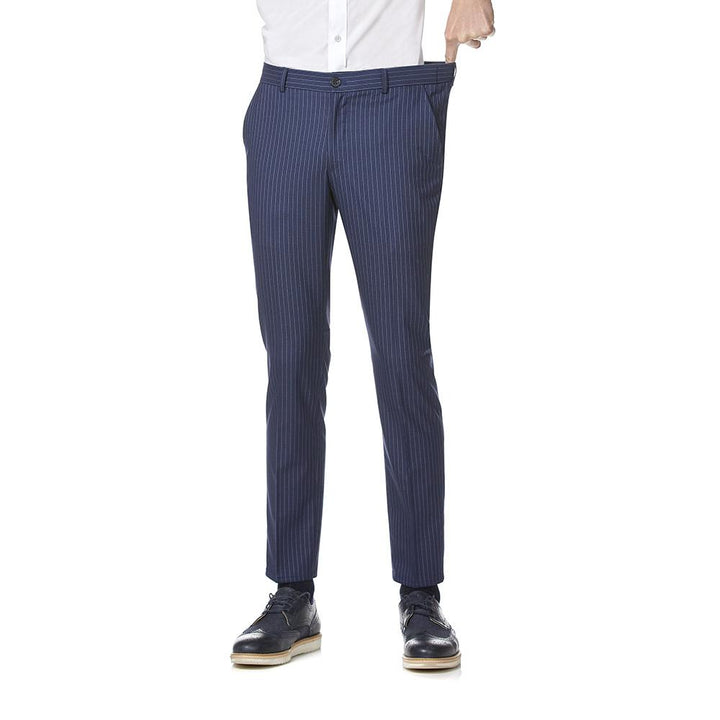 Pantalon Para Hombre Casual Azul Marino Slim-Fit Vittorio Forti
