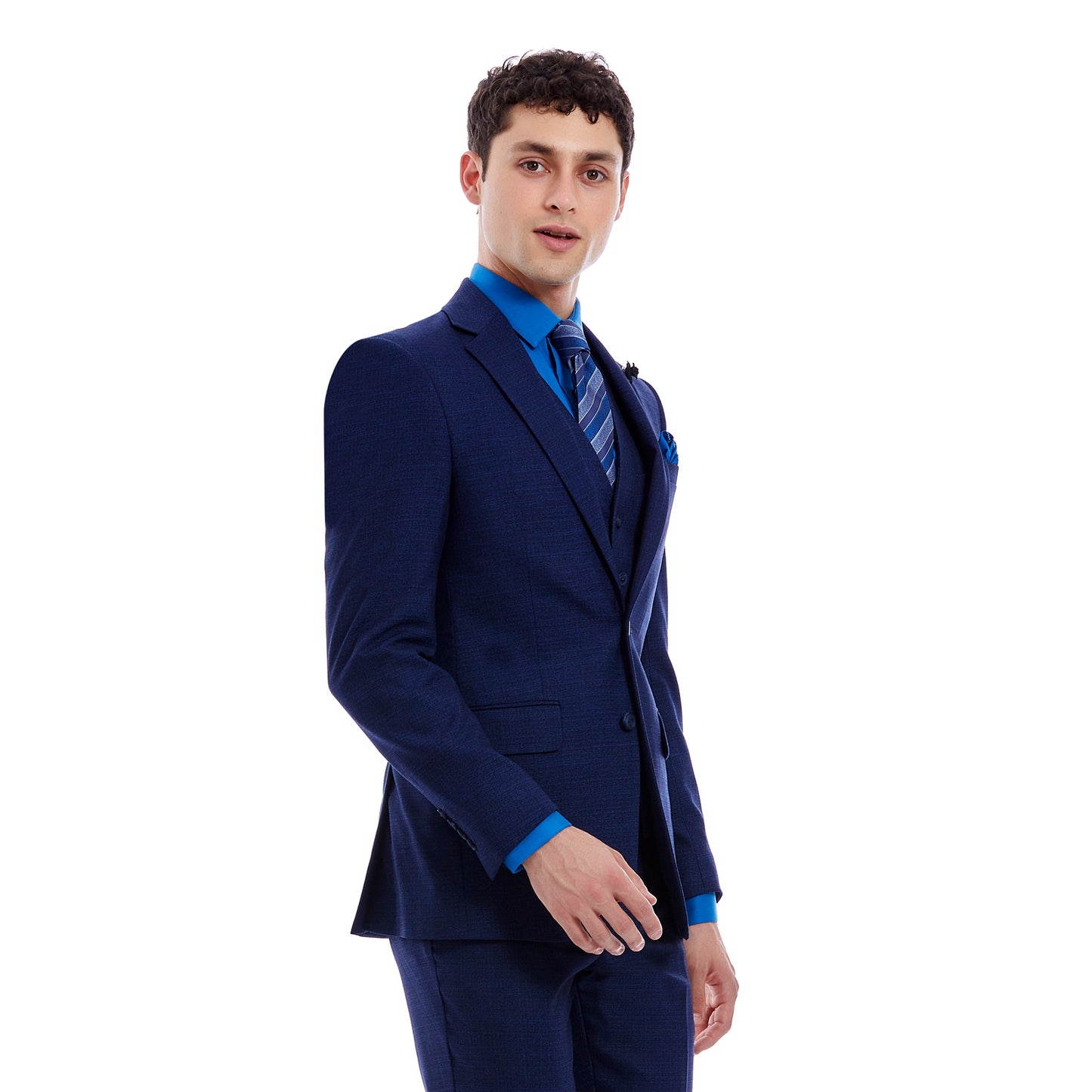 saco formal para hombre slimfit color azul marino