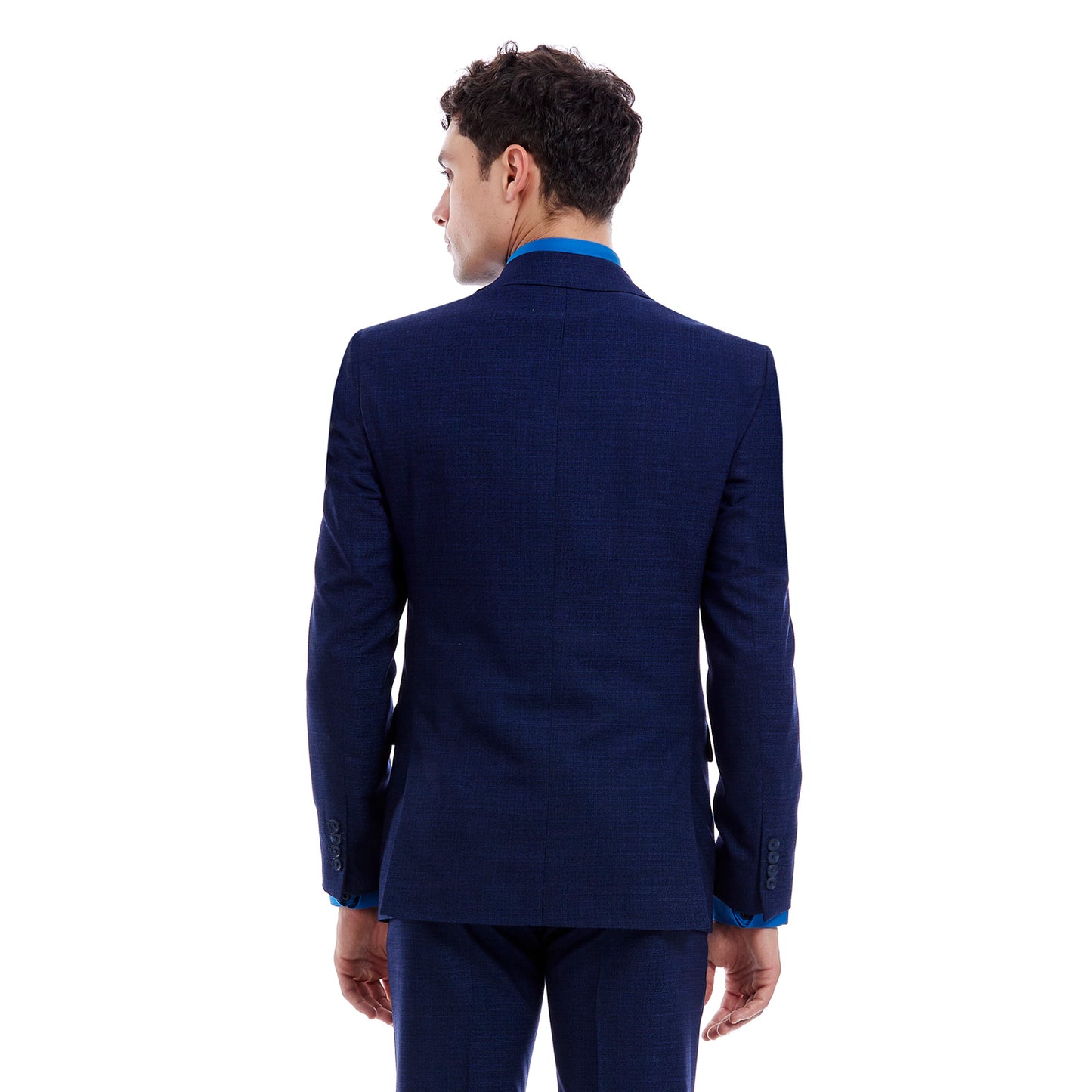 saco formal para hombre slimfit color azul marino