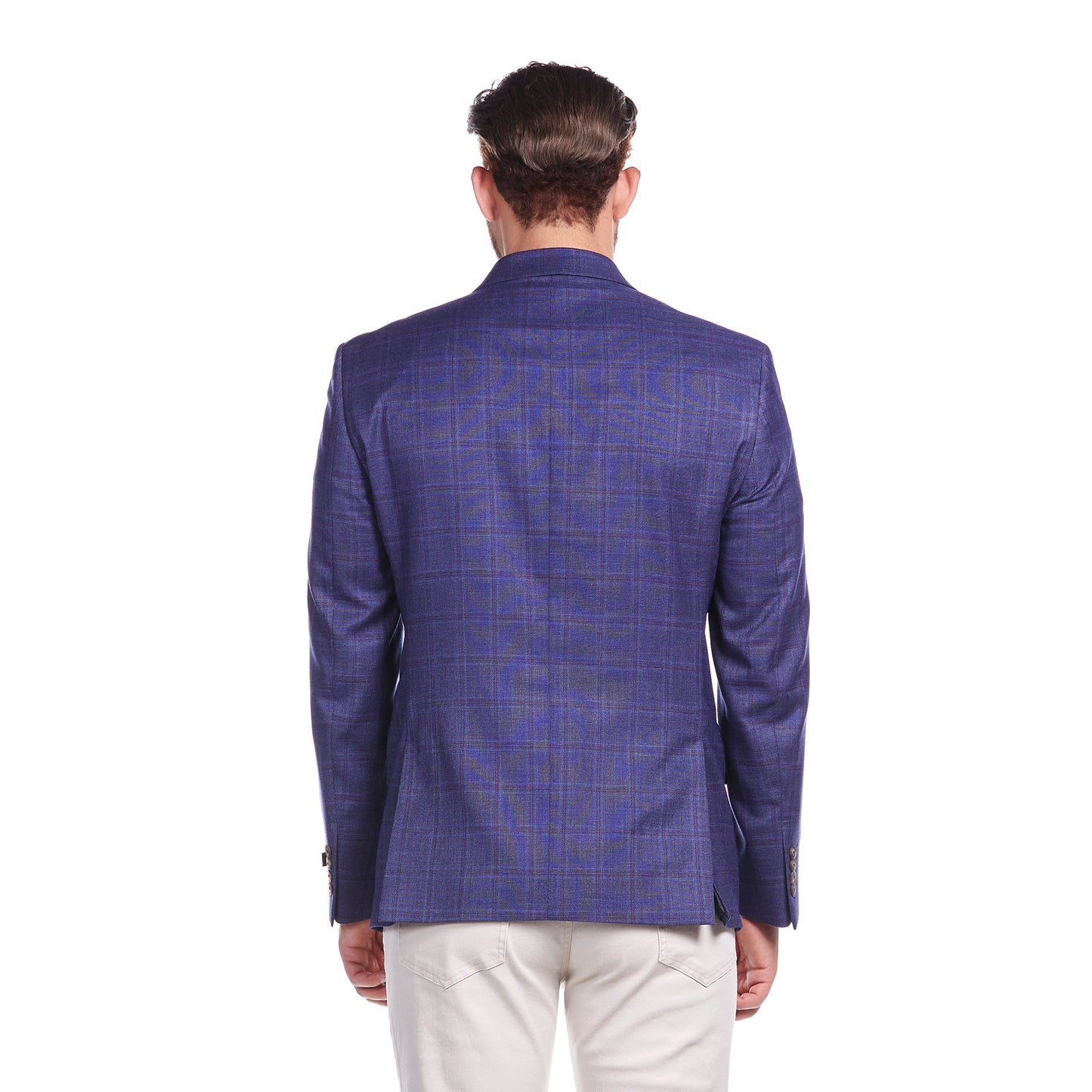 Saco casual para hombre azul slim fit