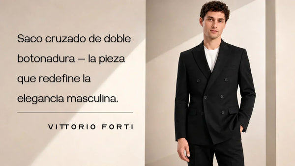 Saco Cruzado: La Prenda Más Elegante que Todo Hombre Debe Tener
