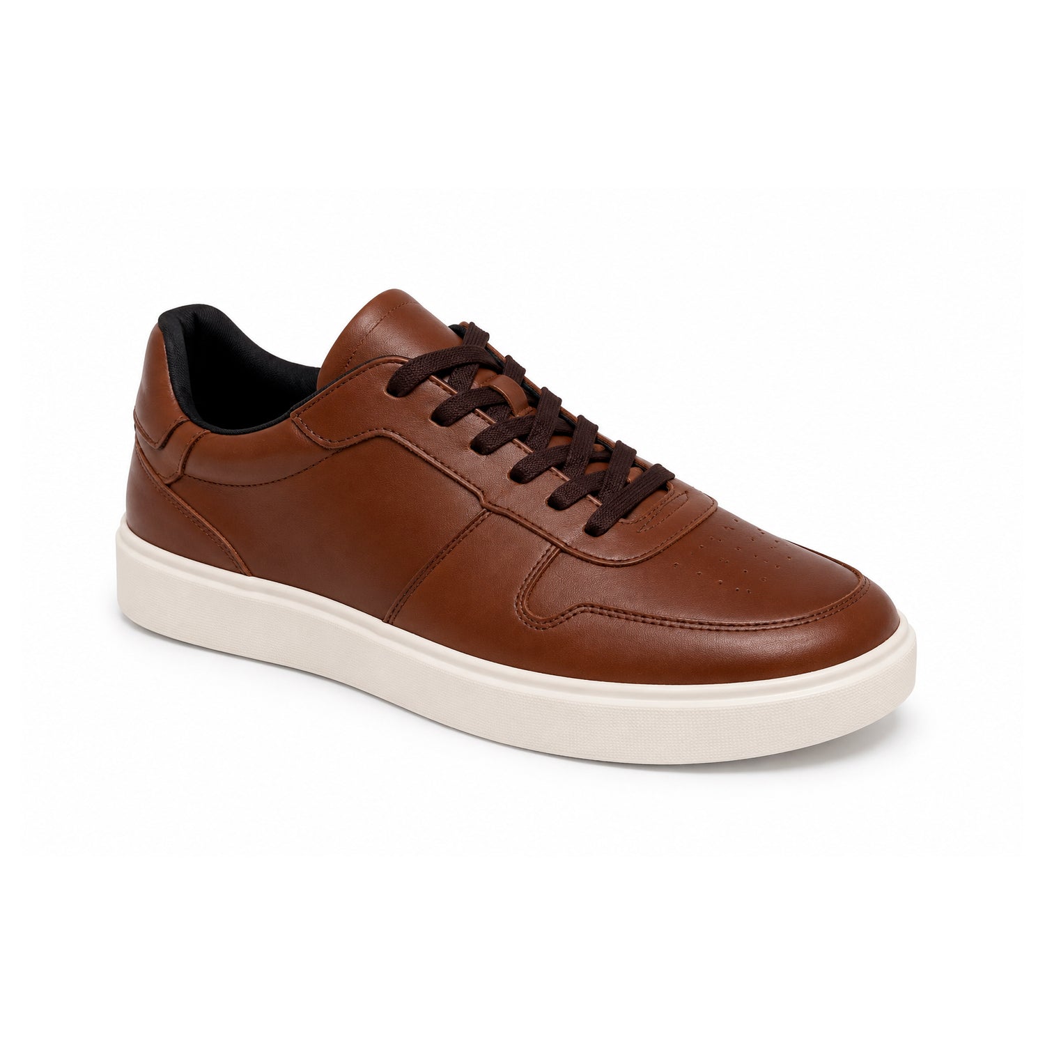 Tenis de Piel Café para Caballero Estilo Casual