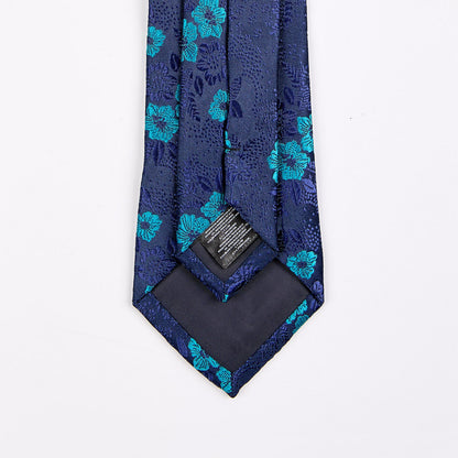 Corbata Confeccionada en Tejido Jaquard Motivos Florales Vittorio Forti