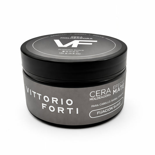 Cera Moldeadora Para Caballero Fijación Suave Efecto Mate